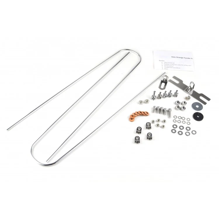 700c Zeppelin Fenders, 52mm - Silver and Noir - Image 4