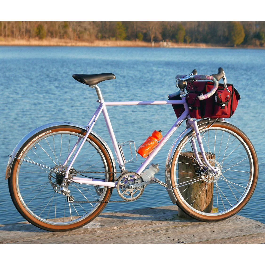 650b Wavy Fenders, 58mm - Silver and Noir - Image 5